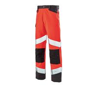 Pantalon Rouge Fluo/Gris Charcoal FLUO TECH - taille L - CEPOVETT - 22-9082-8267-2235-3 L
