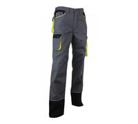Pantalon SECHOIR coton/poly gris/noir taille 44 LMA LEBEURRE 1258-44