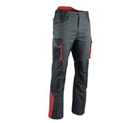 Facom Pantalon stretch Strap FXWW1011E – poches genoux 2 positions – Noir/Gris/Rouge Taille 44
