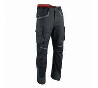 Pantalon stretch FACOM Runner Noir/Gris/Rouge - FXWW1001E