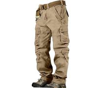 Pantalon Tactique Homme Militaire Randonnée Chasse Combat Treillis Pantalon De Cargo Tactique Travail Zippé Extensible Multipoches Séchage Rapide Stretch Coupe Droite Léger Pantalons Camping
