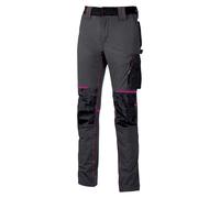 Pantalon U-Power Atom, couleur : gris fuchsia, taille : 2XL