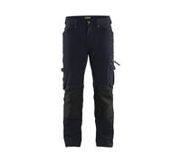 Pantalon X1900 artisan stretch 4D sans poches flottantes marine foncé/noir T58C BLÅKLÄDER 198916448699D124