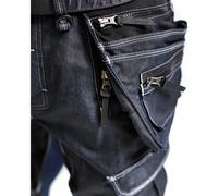 Pantalon X1900 Blaklader artisan stretch bleu marine et noir - 199011418999C 54