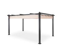 Pantheon 3x4 Pergola 3x4m Aluminium Parasol Polyester