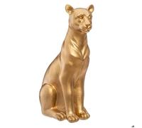 Atmosphera – Statuette Panthère – Résine – Doré – H23 cm