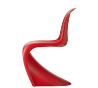 Panton Chair Plastique Chaise Vitra Classic rouge NOUVELLE HAUTEUR - 4055737096761