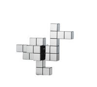 Panton Cubes Duck Chrome Sculpture Vitra - VITRA 21513012
