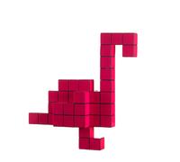 Panton Cubes Flamingo Duoton Sculpture Vitra - VITRA 21513021