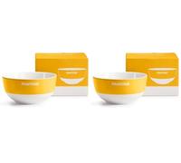PANTONE™ - Bol Petit Déjeuner Porcelaine Résistante, Durable, Anti Taches, Rayures, Odeurs - Bowl Tasse Grande Cereales et Bol Soupe 650ml 13,8x7 Lave Vaisselle et Micro Onde, Bols Idee Cadeau 1 Pièce