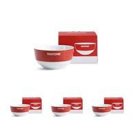 PANTONE™ - Bol Petit Déjeuner Porcelaine Résistante, Durable, Anti Taches, Rayures, Odeurs - Bowl Tasse Grande Cereales et Bol Soupe 650ml 13,8x7 Lave Vaisselle et Micro Onde, Bols Idee Cadeau 1 Pièce