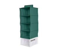 PANTONE™ Organiseur de rangement à suspendre 5 compartiments vêtements et accessoires, organisateur de placard vertical pliable, diviseurs pour armoire intérieure de rangement et vêtements 84 x 30 x
