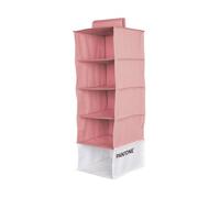 PANTONE™ Organiseur de rangement à suspendre 5 compartiments vêtements et accessoires, organisateur de placard vertical pliable, diviseurs pour armoire intérieure de rangement et vêtements 84 x 30 x