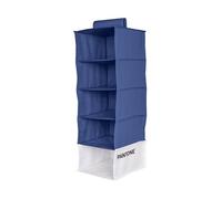 PANTONE™ Organiseur de rangement à suspendre 5 compartiments vêtements et accessoires, organisateur de placard vertical pliable, diviseurs pour armoire intérieure de rangement et vêtements 84 x 30 x
