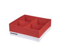 PANTONE™ - Organiseur de rangement et tiroirs peu encombrants, 1 pièce, 4 compartiments à linge accessoires, organiseur de tiroirs de salle de bain, chambre de rangement, organisateur de tiroirs