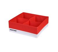 PANTONE™ - Organiseur de rangement et tiroirs peu encombrants, 1 pièce, 4 compartiments à linge accessoires, organiseur de tiroirs de salle de bain, chambre de rangement, organisateur de tiroirs