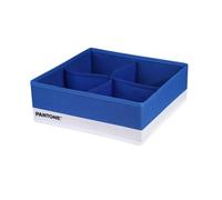 PANTONE Organiseur de rangement et tiroirs peu encombrants, 1 pièce, 4 compartiments à linge accessoires, organisateur de tiroirs de salle de bain, chambre de rangement, armoire et tiroirs pliants, 28