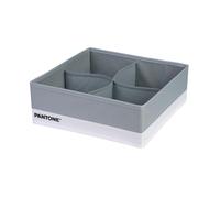 PANTONE™ - Organiseur de rangement et tiroirs peu encombrants, 1 pièce, 4 compartiments à linge accessoires, organiseur de tiroirs de salle de bain, chambre de rangement, organisateur de tiroirs,