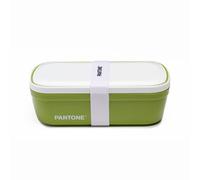 PANTONE™ - Porte-déjeuner style Bento Box avec séparateur interne et valve d'évent - Boîte à lunch pour bureau et université - Boîte hermétique pour schiscetta déjeuner, 12 x 7 x 20,7 cm, vert clair