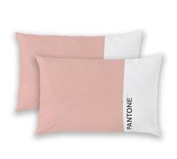 Pantone - Taies d'oreiller d'oreiller de lit 50 x 80 cm Coton 100% certifié OekoTex, Housse de Coussin de lit, 2 pièces, Frais Respirants, taie d'oreiller avec Rabat de 20 cm, Linge de lit Doux et