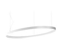 Panzeri Zero Ellipse Sospensione Pendelleuchte, blanc