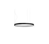 Panzeri Zero Round Sospensione 50 Pendelleuchte, noir
