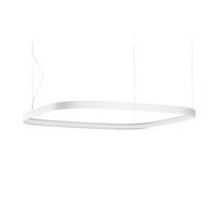 Panzeri Zero Square Sospensione 75 Pendelleuchte, blanc