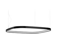 Panzeri Zero Square Sospensione 75 Pendelleuchte, noir