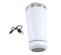 Paociuro Gobelet Thermique Bluetooth USB 16 Oz Gobelet Réutilisable à Double Paroi en Acier Inoxydable Tasse à Bière Isolée de 473 ML avec Ouvre-Porte Installation Facile