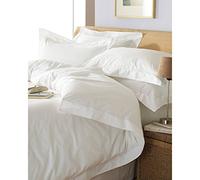 Paoletti 5 - Star Quality Hôtel Oxford Super King Duvet Set - 200 Fils Nombre De Percale De Coton Blanc - Lavable Machine