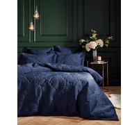 Paoletti Couverture de Couette matelassée à Palmeria, Navy, 200 x 200 cm PALMERI/D02/NVY