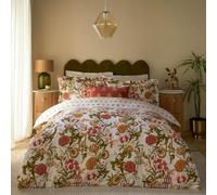Paoletti Ensemble de Couette Florale Réversible Seventy Three Ishana - Russet - Double