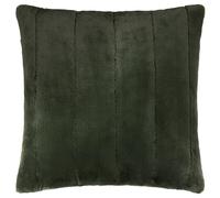 Paoletti Housse de Coussin Empress - Coussin décoratif en Velours Imitation Fourrure Douce avec Fermeture éclair dissimulée pour Une décoration intérieure élégante (Pin - 55x55cm)
