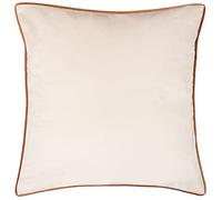 Paoletti Housse de Coussin Meridian Ecru/Gingembre, 55 x 55 cm