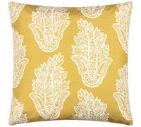 Paoletti Kalindi Housse de Coussin d'extérieur Motif Cachemire Safran 43 x 43 cm