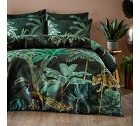 Paoletti Siona Ensemble De Housse De Couette - Animaux Sauvages Luxe Coton Literie (Multicolore - King UK Standard - 230x220cm)