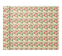Pap.80g, Tiny Rolls 5x0,35m, Fleurs rges - Rouge
