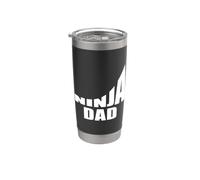 Papa ninja Gobelet isotherme en acier inoxydable double paroi