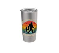 Papa You're a Legend Like Bigfoot ! Rétro Fête des Pères Bigfoot Gobelet isotherme en acier inoxydable double paroi