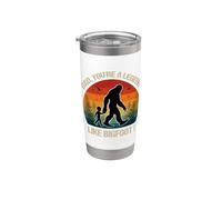 Papa You're a Legend Like Bigfoot ! Rétro Fête des Pères Bigfoot Gobelet isotherme en acier inoxydable double paroi