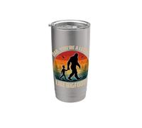Papa You're a Legend Like Bigfoot ! Rétro Fête des Pères Bigfoot Gobelet isotherme en acier inoxydable double paroi