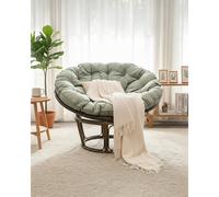 Papasan - fauteuil en rotin avec coussin rattan