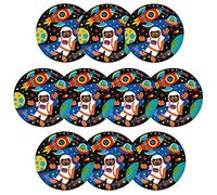 Paper - Baker Ross Assiettes en Carton motif Système Solaire - Lot de 10, Decoration Anniversaire Enfant (FX317)