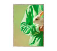 Paper Collective Poster White Rabbit 70x100 cm