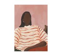 Paper Collective Red Stripes poster 30x40cm