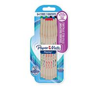 Paper Mate 2027762 Replay Lot de 10 Stylos bille effaçable pointe moyenne 1 mm Couleurs Assorties