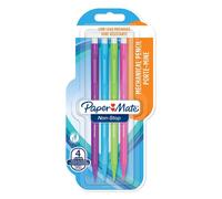 Paper Mate, Crayon à papier + critérium, Crayon à mine fine Non-Stop 4er 0,7mm Blister (0.70 mm, HB, 4x)
