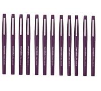 Paper Mate Flair Lot de 12 feutres à pointe moyenne Prune