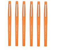 Paper Mate Flair Lot de 6 feutres à pointe moyenne Mandarine