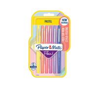 Paper Mate Flair Original Stylo feutre à capuchon pointe moyenne 0,7 mm - lot de 6 coloris pastel